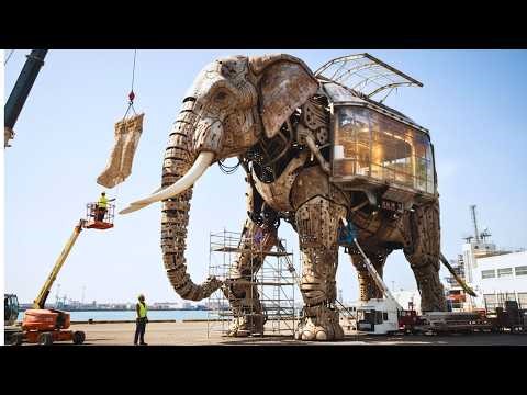 How a Giant Elephant House Is Built – The Final Reveal Is Shocking!