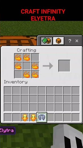 CRAFT INFINITY ELYETRA #viral #minecraft #viarlshort