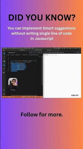 Pure HTML Auto-Suggestions! 🚀 No JavaScript Needed | Web Dev Tips