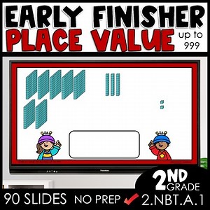 Counting to 1000 with Base Ten Blocks Early Finisher Bins 2.NBT.A.2 Activities