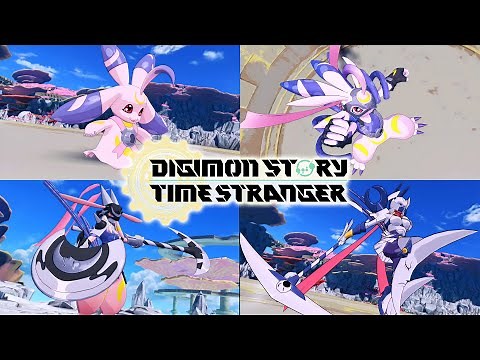 Lunamon's Evolution, Special Skills & Win Screen - Digimon Story: Time Stranger