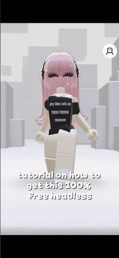 Free headless tutorial! 100% free #freeheadless #robloxedit #roblox #fypシ #fyp #goviral