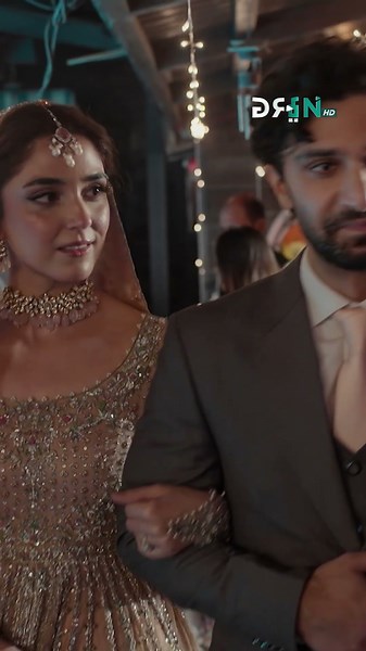 Groom & Bride Entry !! #shorts #mayaali #ahadrazamir #shortsfeed #aikmohabbataur #reels