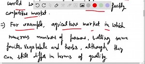 Can you name five examples of perfectly competitive markets? Why or why not? | Numerade