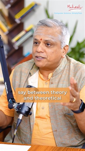 Professor Mahesh Podcast | Theory vs Systems in Computer Science: Where Mathematics Meets Engineering In this segment, the discussion explores the long-standing... | Instagram