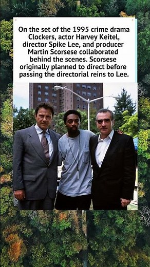 Spike Lee, Martin Scorsese & Harvey Keitel (1995) 🎬 #1990s #Filmmaking #Shorts
