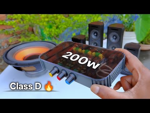 Class D Amplifier Ka Box Kaise Banaye | Homemade Cabinet | Full Fiting Tutorial 🔥