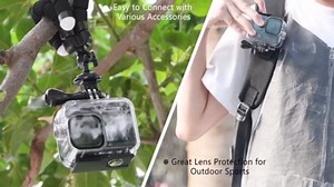 60M Waterproof Case, 196FT Underwater Protective Housing Case for Hero11 Hero10 Hero9 Black, with Quick Release Mount and Thumbscrew