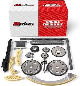 MPLUS Timing Chain Kit 9-4201S 9-4202S Compatible with 2001-2008 Chevrolet HHR Cobalt Malibu Cavalier, 2002-2008 Pontiac, 2000-2007 Saturn 2.0L 2.2L L4 DOHC 16V F B P