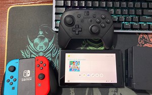 快乐肥宅的一天，快递送上门根本不下楼，国行版switch开箱，swith pro手柄试用