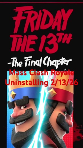 Mass Clash Royale Uninstalling! 2/13/16 Do your part! #clashroyale #supercell #uninstallapp