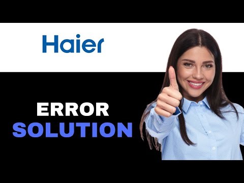 How To Fix Haier Vertical Freezer E1 Error 2025