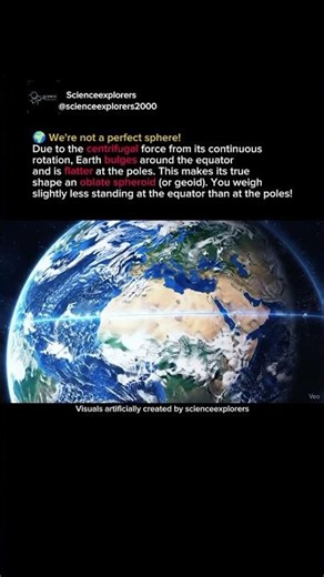 🌍 Why Earth is NOT a Perfect Sphere (The Truth About the Geoid)