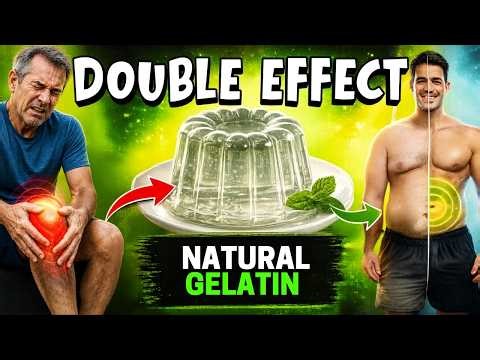 Over 55 This Simple Gelatin Trick Fixes Pain, Belly Fat & Sleep