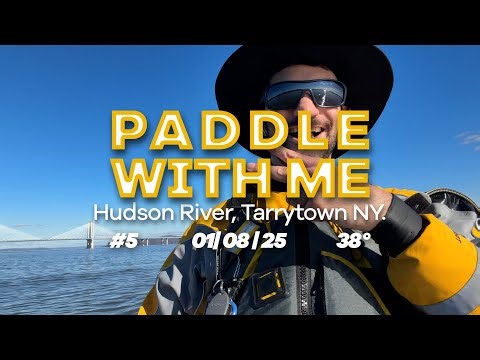 Solo Kayak Adventure on a Warm Winter Day | Paddle With me S0 E06 Hudson River, NY