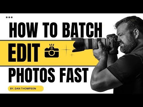 Live Batch Photo Editing & Retouching — Workflow + Q&A