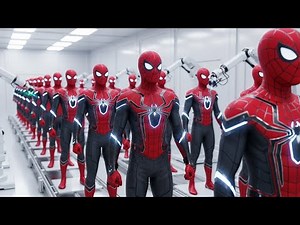Inside the World’s Largest Spider-Man Suit Factory – FULL Tour #SpiderMan #SpiderManSuit