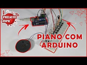 Como Fazer UM MINI PIANO com ARDUINO (MUITO FÁCIL) - | Proj. MPR |