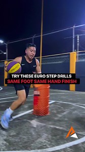 Euro step drills! You can try it! 🏀🎒 | Coach Jerome- Peak Athletics
