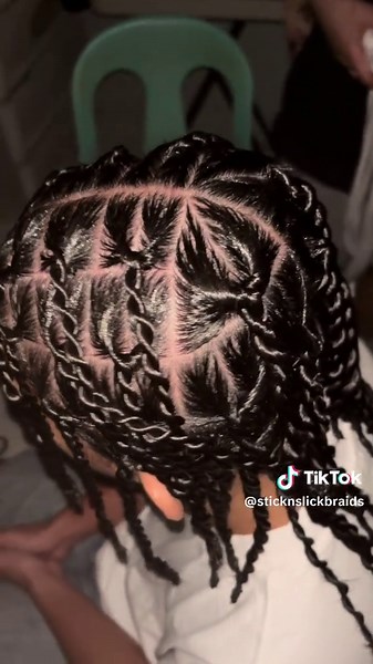 TWISTS BY STICK & SLICK #braids #sticknslick