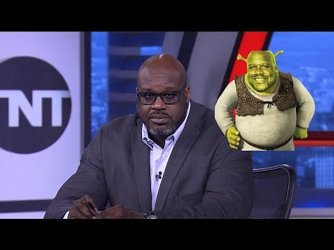 Charles Barkley calls Shaq Shrek! NBA on TNT