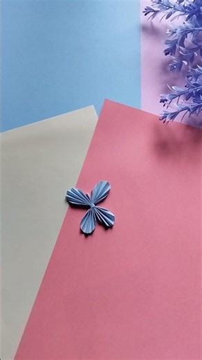 DIY Butterfly with paper🦋| paper craft #craft video # craft ideas # art and craft videos #