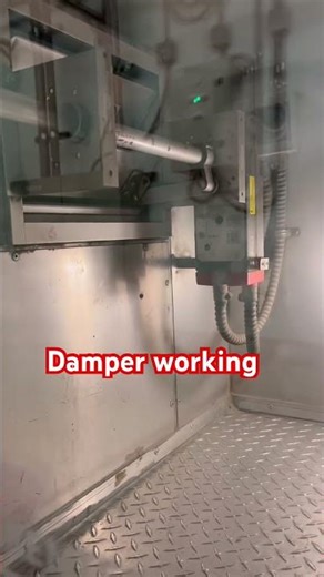 Fresh air damper ang exhoust damper working