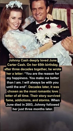Johnny Cash: the most romantic love letter in history