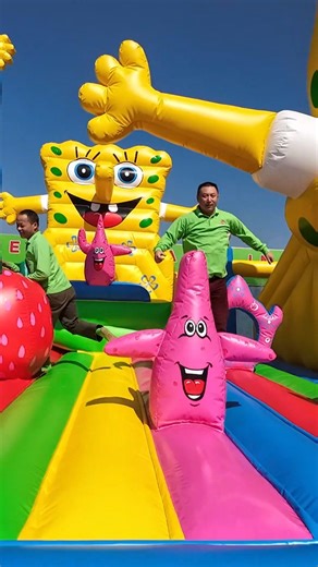 chineeinflatables_coco on Instagram: "🍍SpongeBob SquarePants Inflatable Park😄🐙Inflatable Factory 📱: +86 18926173011 📧: sales@china-inflatable.com #inflatablefactory #spongebob #spongebobsquarepants #bikinibottom #themepark #resorts #amusement #birthdaypartyideas #kidspartyfun #kidsplaytime #funcity #kidshavingfun #bounce #slide #outdoorplay #evententertainment #playtime #kidsfun #funzone #kidspartyideas #kidsentertainment #customdesign #inflatableslide #partyevent #eventi #evento #outdoorad