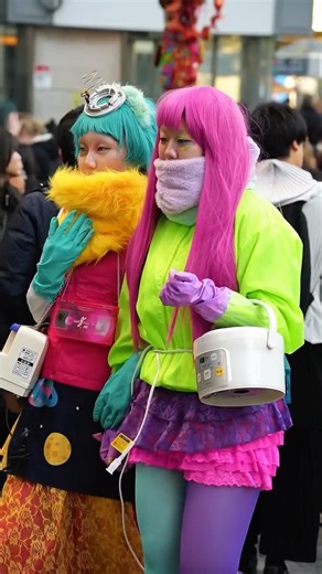 STREET FASHION SNAPS | Street Fashion from 🌏 on Instagram: "When in Tokyo | Fit Check: ✅🇯🇵 Street style hits different here. Colorful, cool, effortlessly bold. Caught the drip mid-motion. 📍Harajuku #TokyoSpotted #JPStyle #StreetFits #TokyoDrip #FashionInJapan"