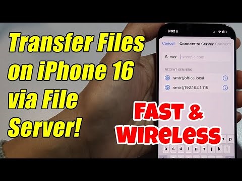 📁 How to Connect to File Server & Transfer Files on iPhone – Step-by-Step!
