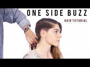 Buzz Cut on One Side - TheSalonGuy