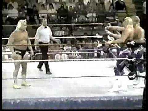 Beverly Brothers vs Greg The Hammer Valentine and Kerry Von Erich