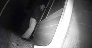 Victim says she caught peeping Tom on video