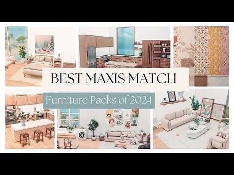 Best Maxis Match CC Furniture of 2024 ✨My Favorite Packs ✨