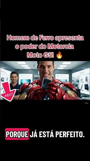Homem de Ferro apresenta o poder do Motorola Moto G5! 🔥