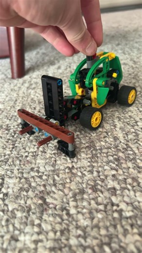 Fork lift from skidder moc #legotechnic ￼ #lego