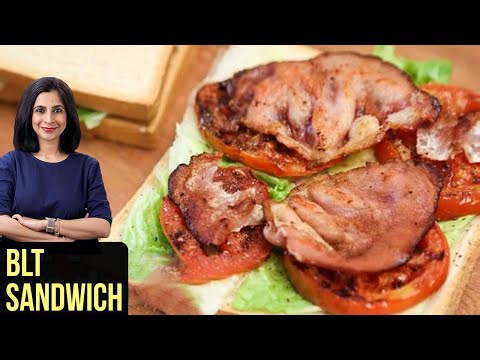 BLT Sandwich Recipe How To Make Bacon Lettuce Tomato Sandwich BLT Sandwich By Tarika Singh