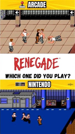 Renegade: NES vs Arcade – Which One Did You Play? #renegade #nes #nintendo #arcade #fight #famicom