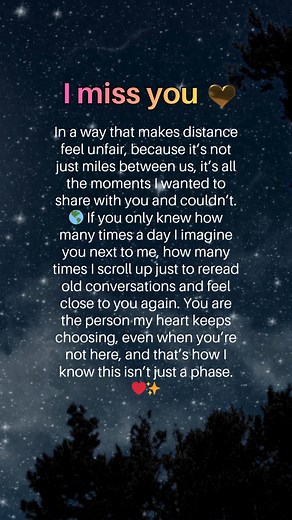 285K views · 5.2K reactions | Gentle love note for the person you’re missing tonight, no matter how far away they are  #imissyou #longdistance #missyoumessage #heartache #iloveyou | Messages from the heart | Facebook