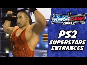 WWE Smackdown Vs Raw 2007 PS2 - Superstars Entrances