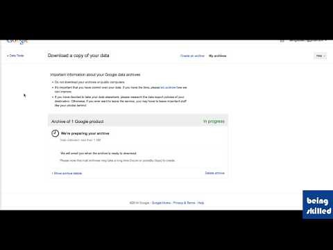 How to export Gmail / Google account data ?