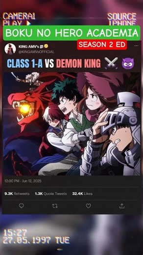 CLASS 1-A VS DEMON KING ⚔️😈 | #myheroacademia #edit #amv #mha #anime