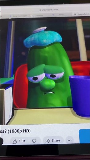 VeggieTales Larry The Cucumber Crying