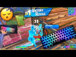 [1 HOUR] Satisfying LoFi Keyboard & Mouse Clicks ASMR Fortnite Gameplay