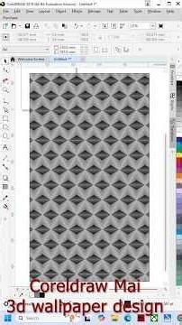 Coreldraw mai 3d Wallpaper Design #coreldraw #shortvideo #nonfollowers #viral #trending #ashoktomar
