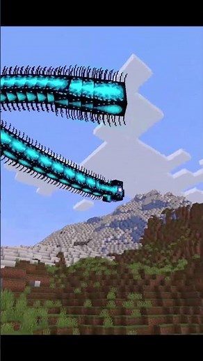 Alexs mobs void worm boss fight #minecraftmods #mobs #gaming