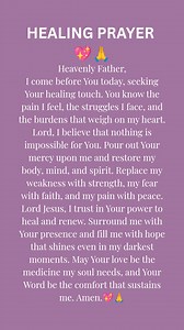 🙏 Your power, Lord, is greater than my pain. Heal me and make me new. #GodsHealingPower #FaithfulGod #PrayerOfFaith #TrustInHim #PeaceAndHealing | Daily Prayers
