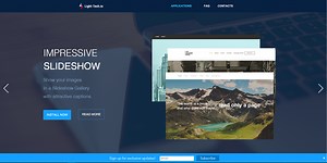 Impressive Site Menu | light-technologies