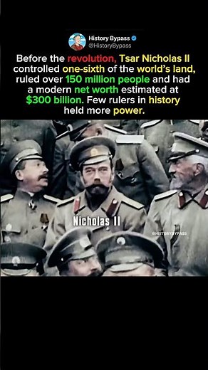 How Powerful Was Tsar Nicholas II? #shorts